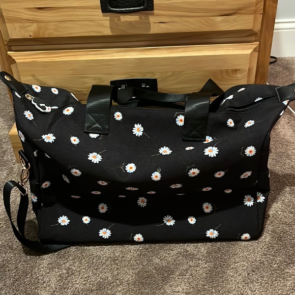 Alice + Olivia Bags Alice Olivia Daisy Flower Duffel Bag With